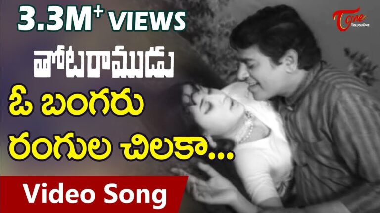 “ఓ బంగరు రంగుల చిలకా పలకవే- O Bangaru Rangula Chilaka” Song Lyrics