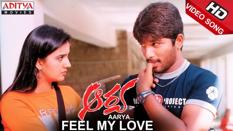 “Feel My Love” Song Lyrics in telugu-Aarya Movie