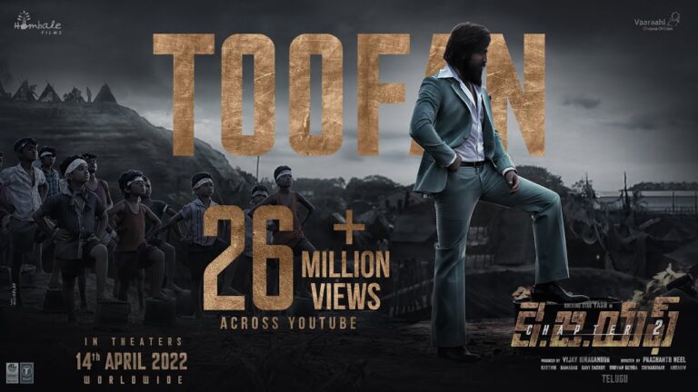 Toofan Song Lyrics in Telugu and English – KGF Chapter 2 Movie Song