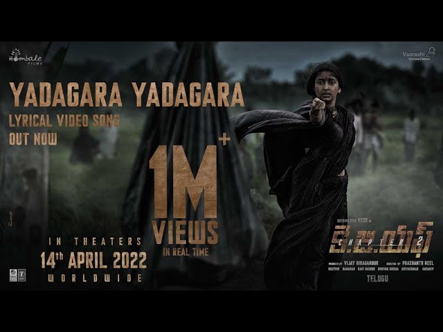 Yadagara Yadagara Song Lyrics in telugu and english with meaning – Mother Song – KGF Chapter 2 Lyrics