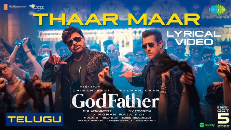 Thaar Maar Thakkar Maar Lyrics in telugu and English – GodFather Telugu Movie