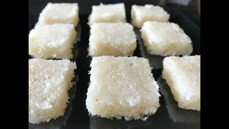 Coconut Burfi Recipe: A Delicious Indian Sweet