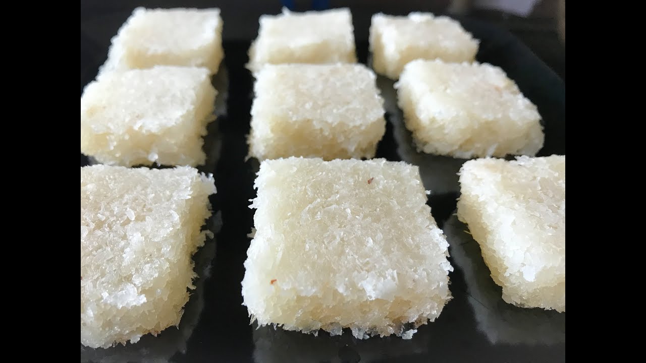 coconut burfi recipe